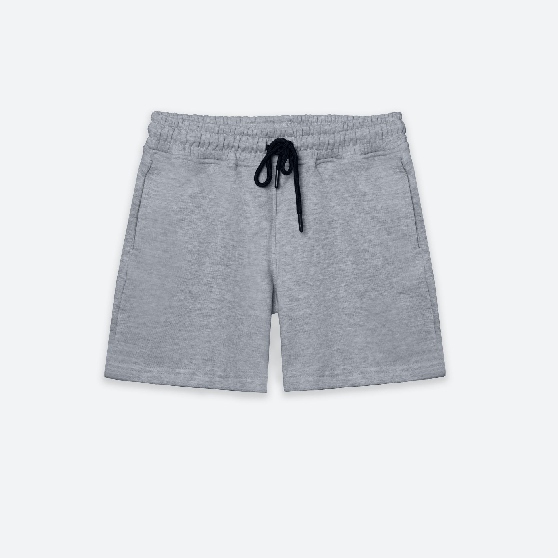 شورت ميلتون رمادي للأطفال – قطن 100٪ – عرض أمامي